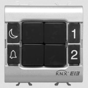 Четырёхканальные клавишные панели GEWISS