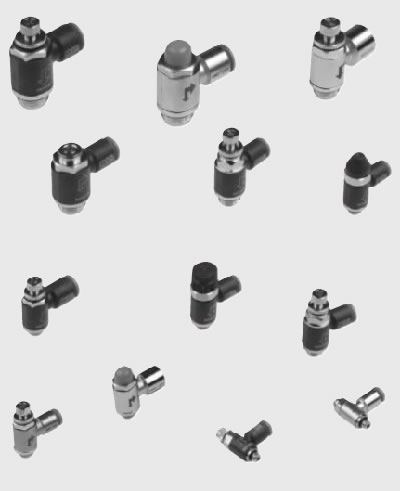 Микрорегуляторы расхода воздуха в пневмоцилиндрах