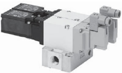 Сдвоенные распределители SMC VP544-X538 и VP744-X538 с датчиком конечного положения
