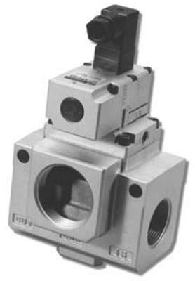 Пневмораспределитель SMC 3/2 VP3000 с прямым электромагнитным управлением