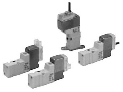 Пневмораспределители SMC 3/2 SYJ300, SYJ500, SYJ700 с прямым электромагнитным управлением