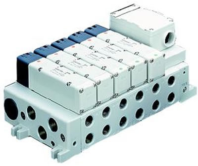 Пневмораспределитель SMC 5/2, 5/3 VQ4000 с электропневматическим управлением