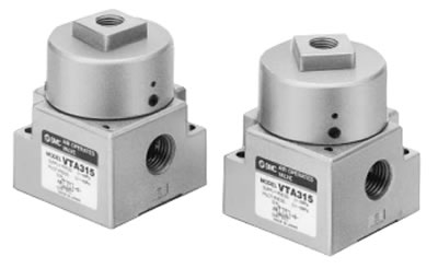 Пневмораспределители SMC 3/2 VTA315 с пневмоуправлением