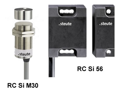 Датчики steute с функцией безопасности, серии RC Si M30 и RC Si 56