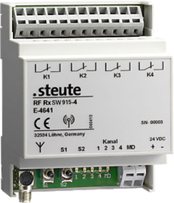 Радиоприемники steute RF Rx SW915-4W с релейными выходами