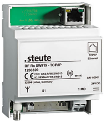 Радиоприемники steute RF Rx SW915-TCP/IP со шлюзом